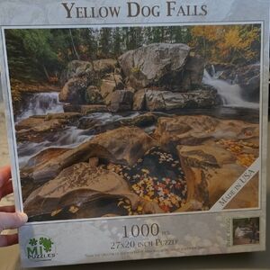 Autumn Waterfall Puzzle by - 1000 Pieces